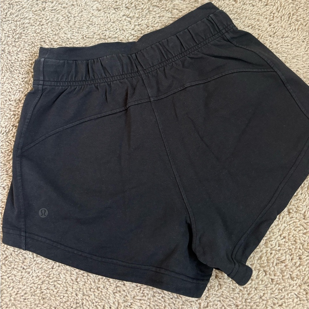 Lululemon Inner Glow 3” Lounge Black Shorts